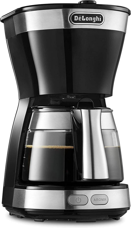 ICM12011J-BK Delongi Drip Coffee Maker Black Active Series for 5Cups 100V