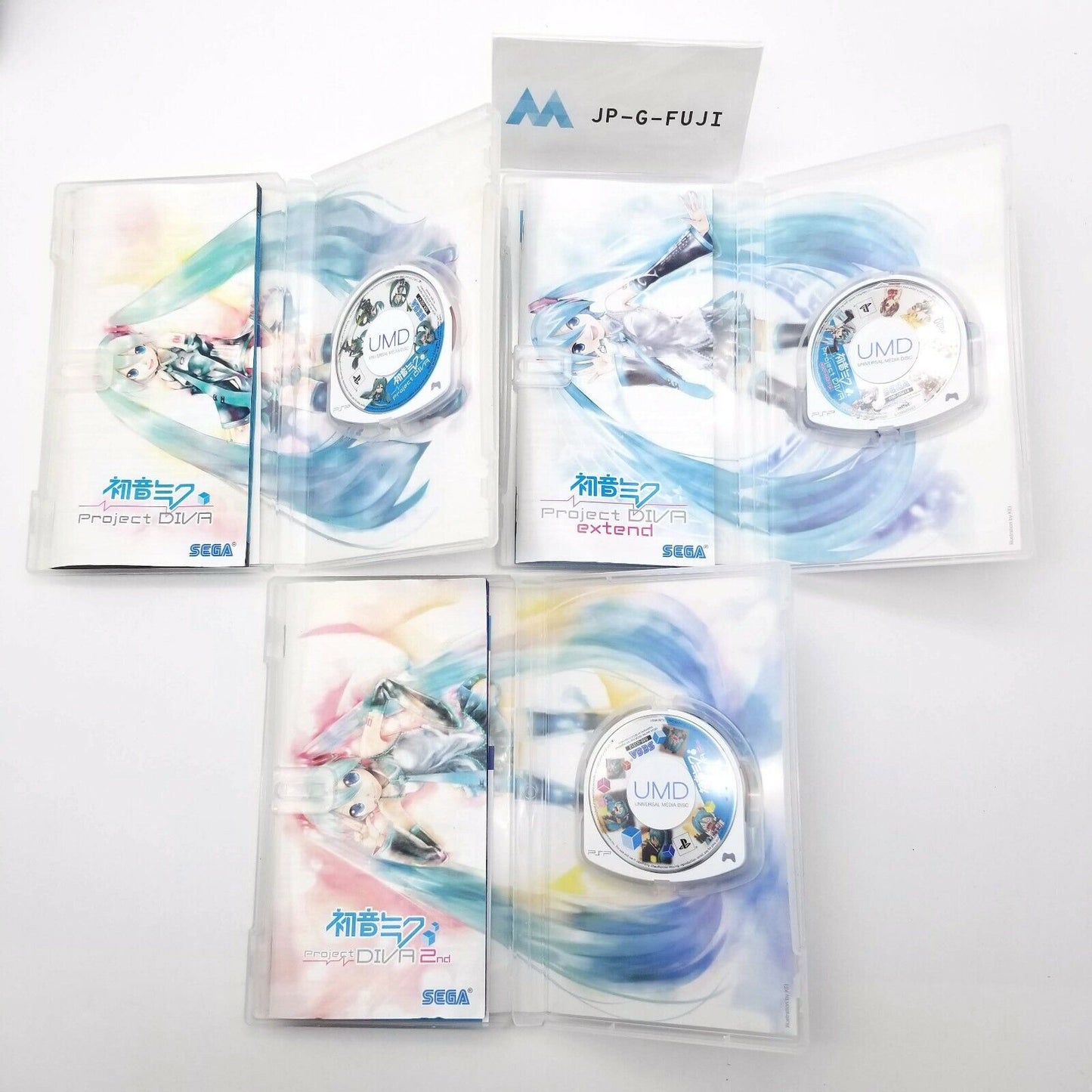 Hatsune Miku Project Diva 1st, 2nd, Expend set PSP PlayStation Portable Japanese