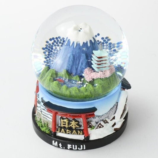 Mt Fuji Musubi Kyoto Original Snow Globe Japan Snow Globe New