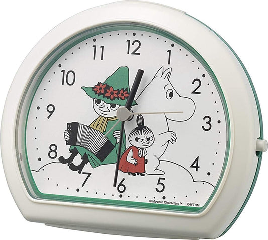 4SE562MT03 Rhythm Snufkin Moomin and Friends Alarm Clock Japan New