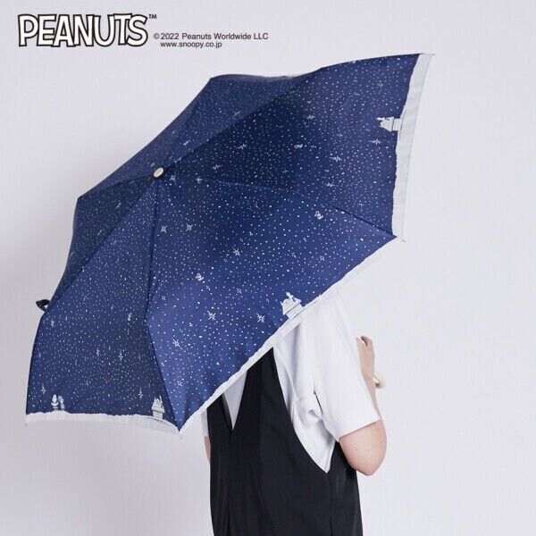 Peanuts Snoopy Compact Folding Umbrella Night Sky Japan