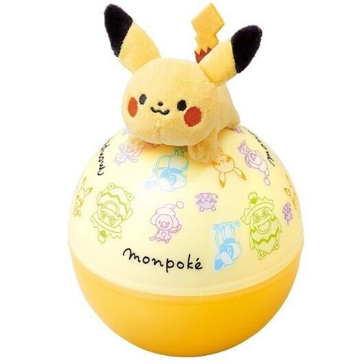 Roly-poly Toy Pokemon Pikachu Monpoke Okiagari Koboshi Lorry Chime Baby Royal JP