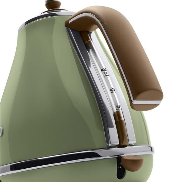 Delonghi ICONA Electric kettle 1.0L / KBOV1200J GR Olive green KBOV1200J-GR 100v