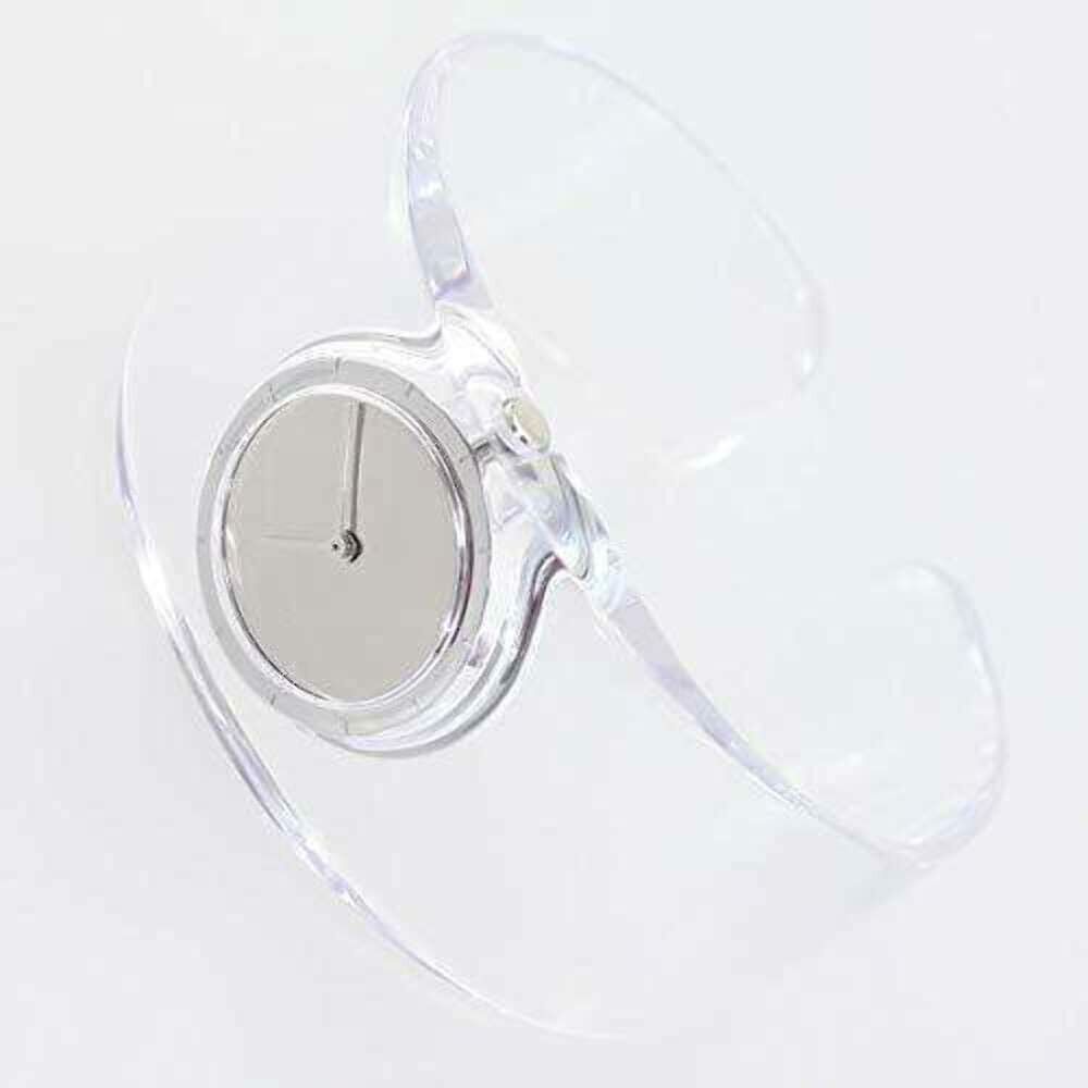 ISSEY MIYAKE SILAW001 Bangle Watch Clear Transparent Tokujin Yoshioka Japan New