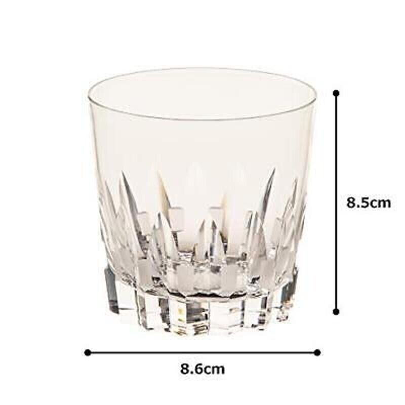 T394-312 Kagami Crystal On The Rocks Glass AZEKURA Clear 270 ml