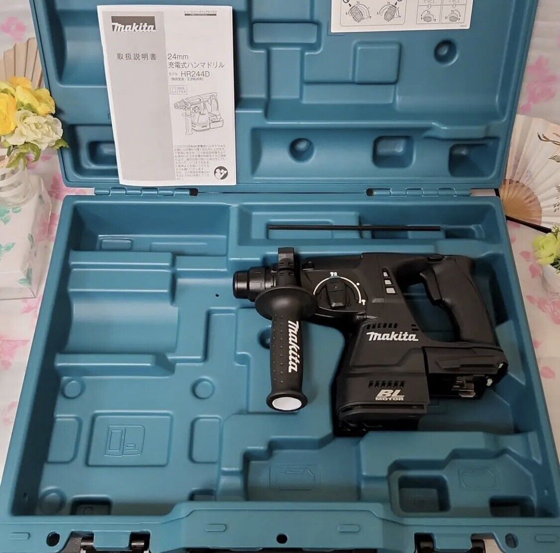 HR244DZKB Makita Cordless 24mm Hammer Drill Black Body ＆ Case New Tools Japan