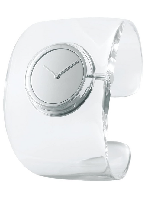 Issey Miyake O-Bold 2023 model wrist watch bangle NYAS001 Clear Toujin Yoshioka
