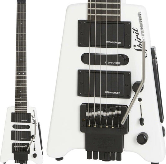 GT-PRO STEINBERGER Deluxe White Headless Electric Guitar Spirit Series New