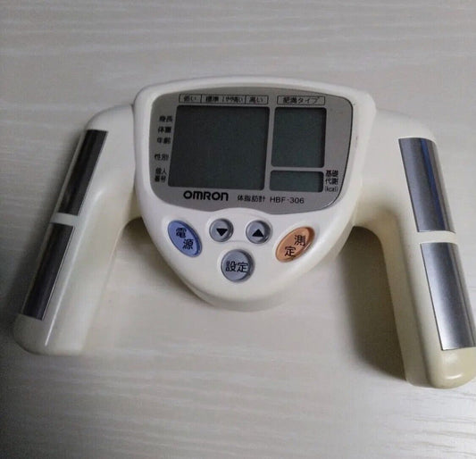 HBF-306 USED Omron HBF-306 Body Fat Monitor WHITE USED Japanese