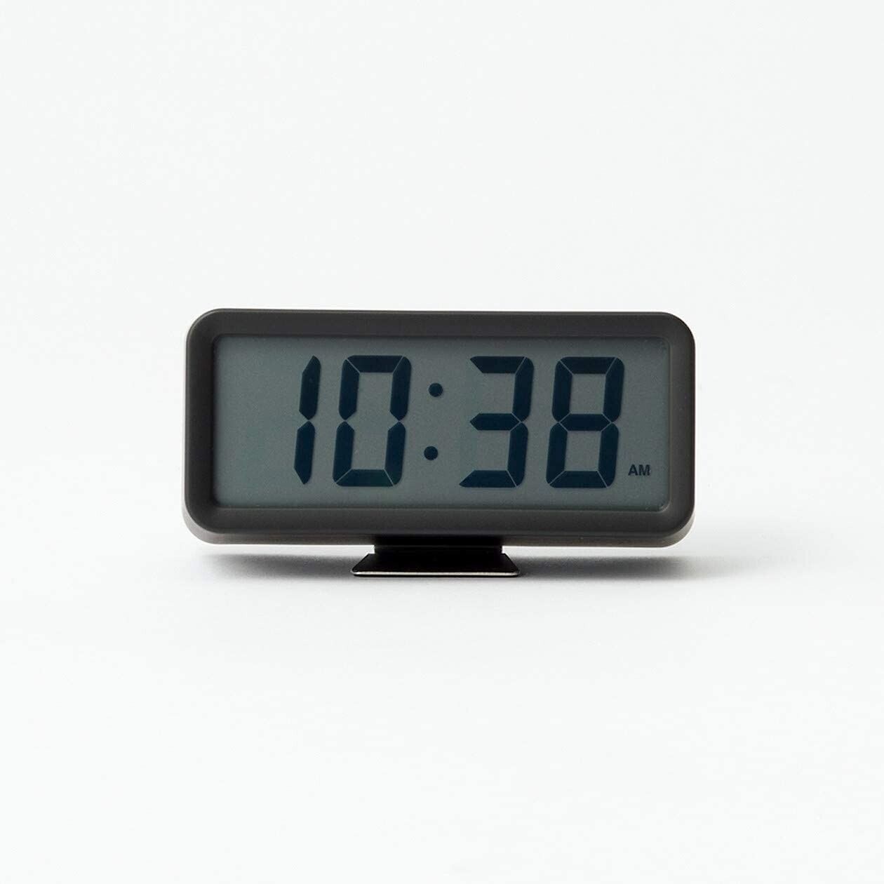 MJ-DCSW1 MUJI Digital Clock Small (Alarm Function) black / Model: MJ-DCSW1