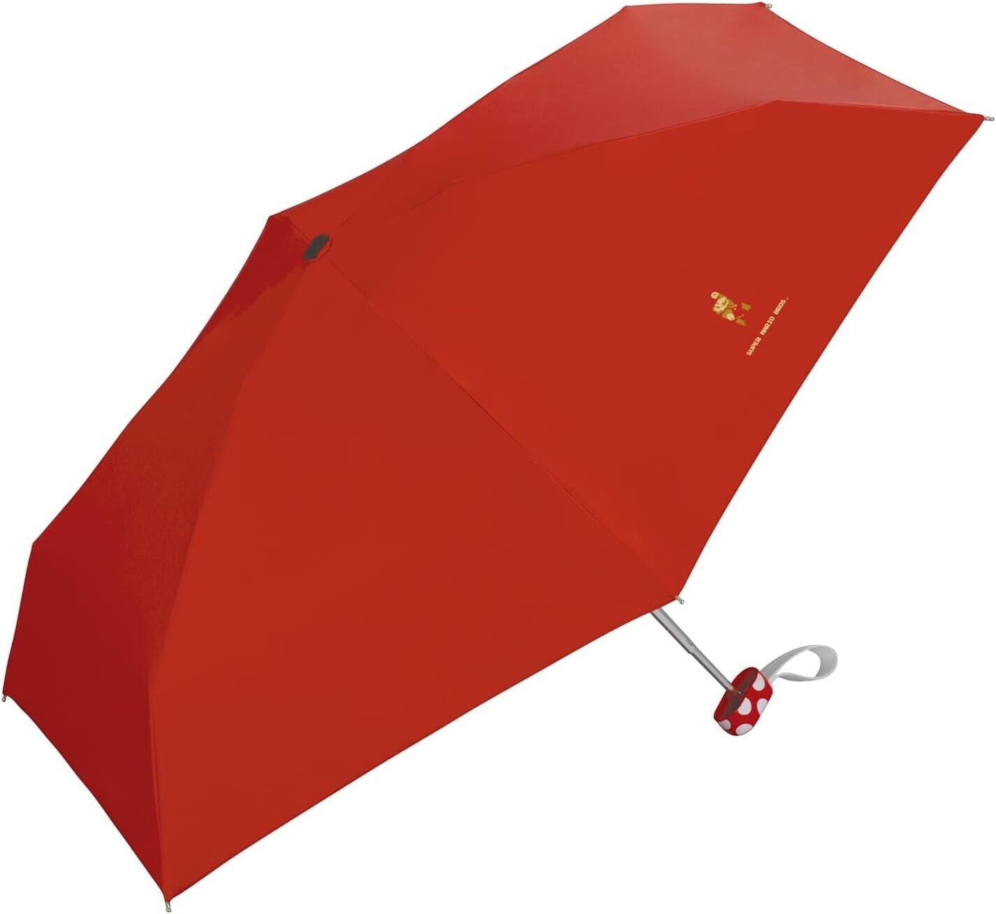 Nintendo Super Mario Bros Folding Umbrella Parasol Red Adult Size Japan Limited