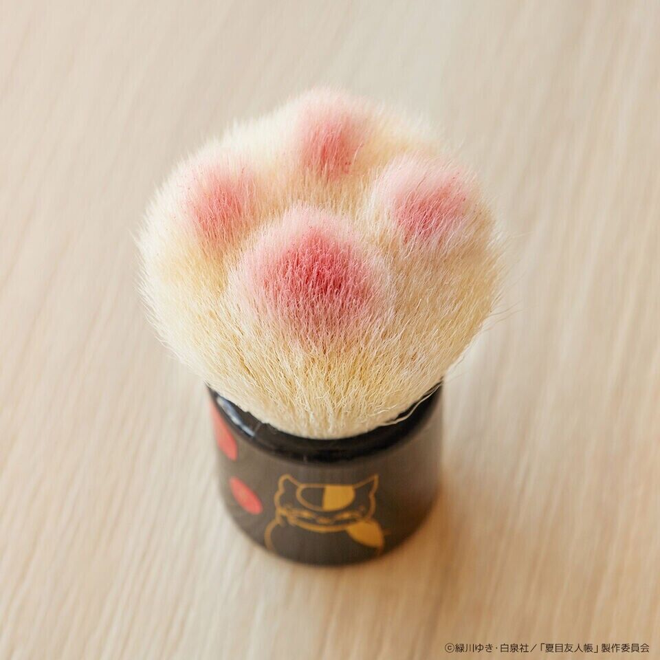 Natsume's Book of Friends Nyanko-Sensei Cat Footprint Makeup Brush Kumanofude