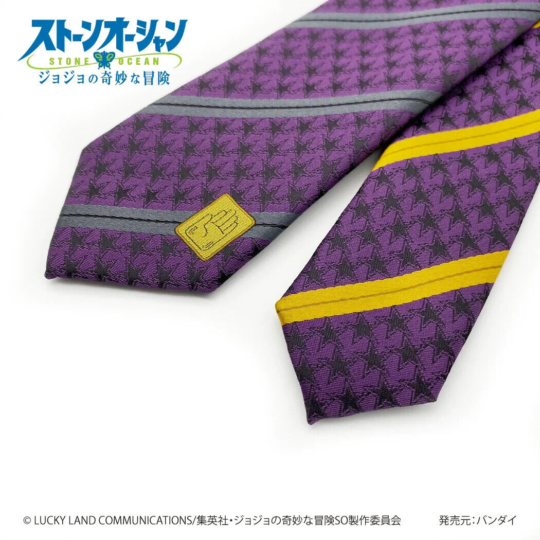 JoJo's Bizarre Adventure Pt.6 Stone Ocean Jotaro Kujo Tie Necktie Japan