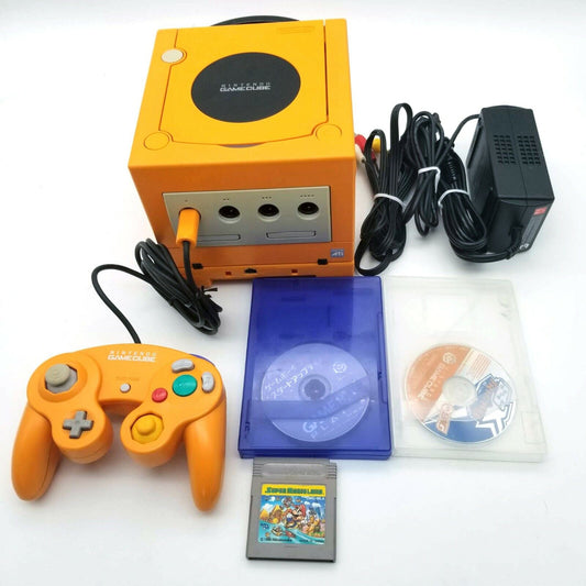 Gamecube Console Enjoy plus pack GBA Gameboy Player Nintendo w/Super Mario Japan
