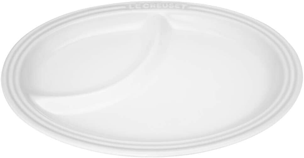 Le Creuset Dish Multi Oval Plate S White JAPAN NEW