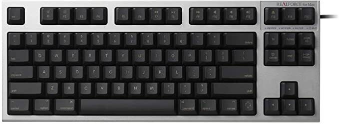 REALFORCE for Mac R2TLSA-US3M-BK English 87keys Topre from Japan