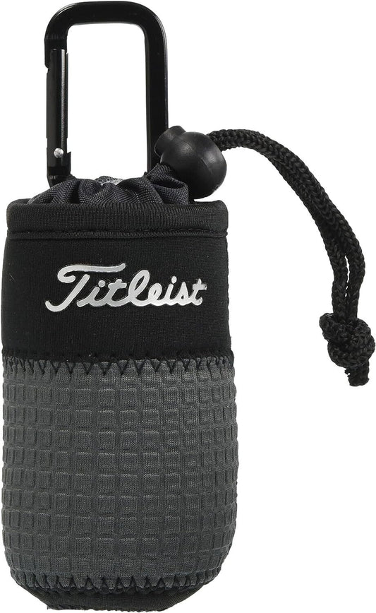 AJBC12 Black Titleist Japan Golf Round Ball Case Pouch Casual Bag Japan New