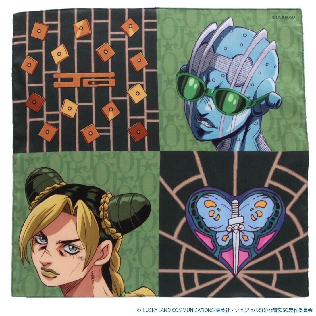 JoJo's Bizarre Adventure Pt.6 Jolyne Cujoh SF Print Handkerchief 50cm Japan