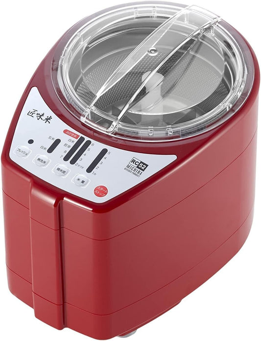 MB-RC52R Household Rice Mill Machine MICHIBA TAKUIMAI Red Yamamoto AC100V New