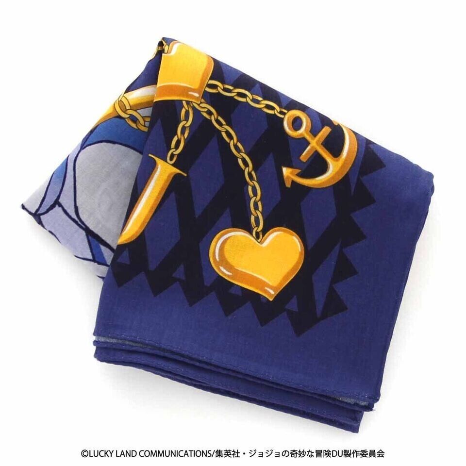 JoJo's Bizarre Adventure Pt.4 Josuke Higashikata Handkerchief Scarf 50cm Japan