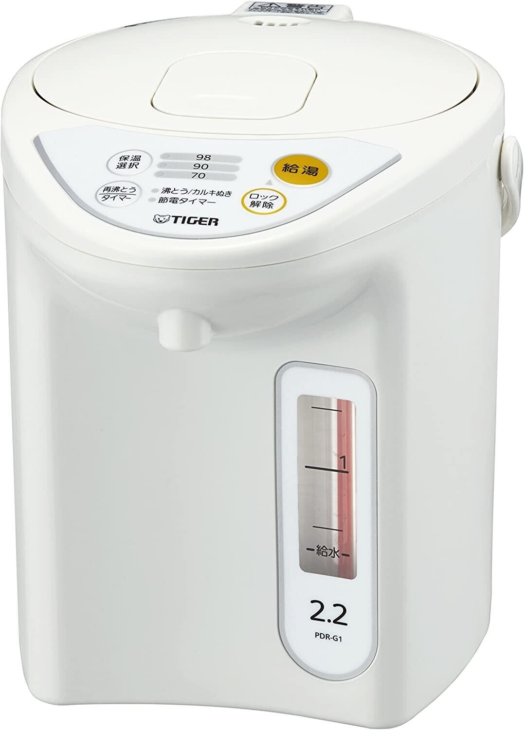 PDR-G221-W Tiger electric water heater pot 2.2L white AC100V from japan New