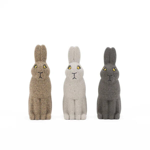 Lisa Larson SKANSE Series Rabbit 3 Set Figurine Ceramic H12cm Japan