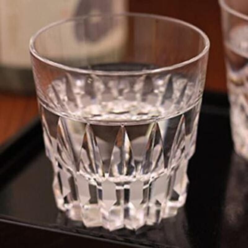 T481-312 Kagami Crystal Double Whiskey Glass AZEKURA Clear 120㏄