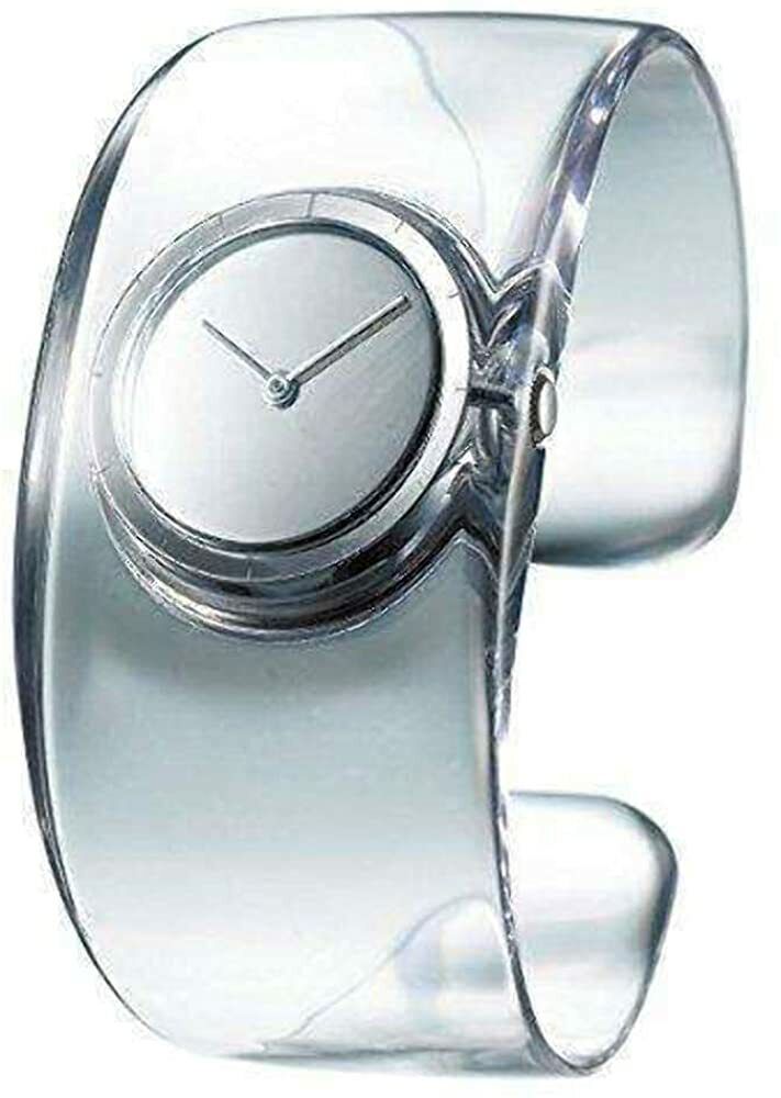 ISSEY MIYAKE SILAW001 Bangle Watch Clear Transparent Tokujin Yoshioka Japan New