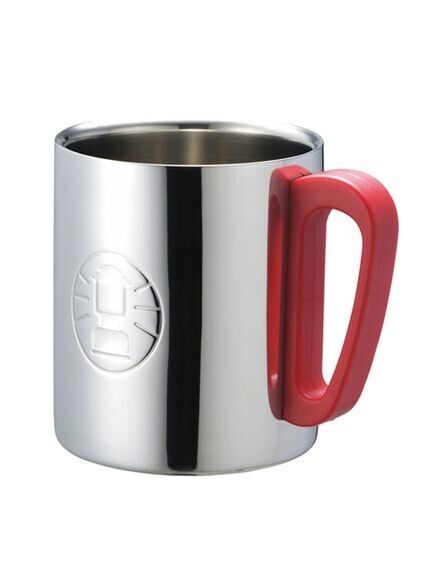 New Coleman Double Stainless Mug Red 300 cc New