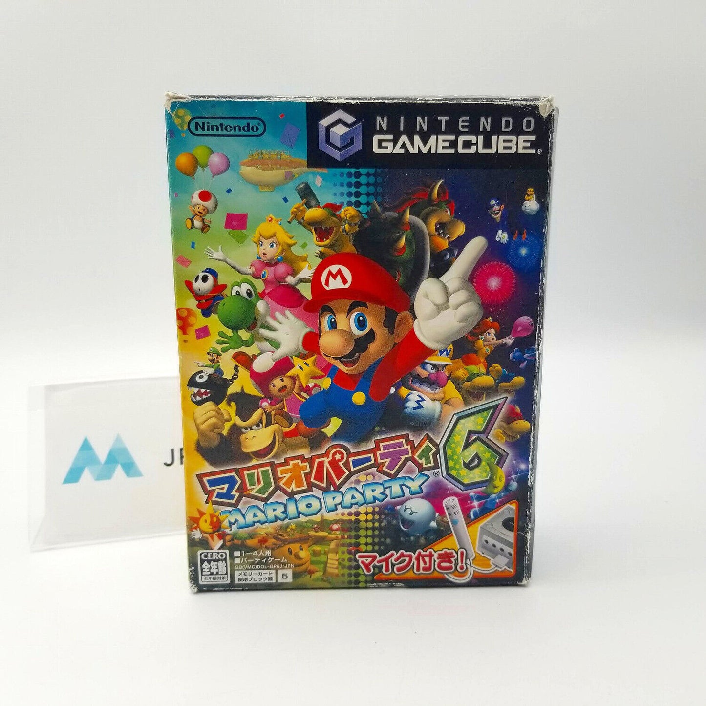 Mario Party 6 Nintendo Gamecube Microphone Set Japan Japanese Region Lock