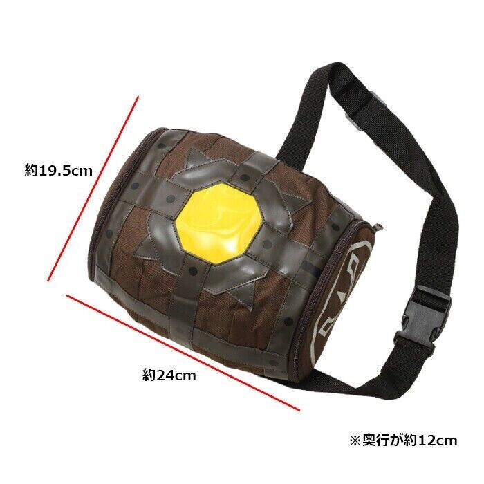 Monster Hunter XX Alchemy Style Barrel Shoulder Bag Capcom Japan