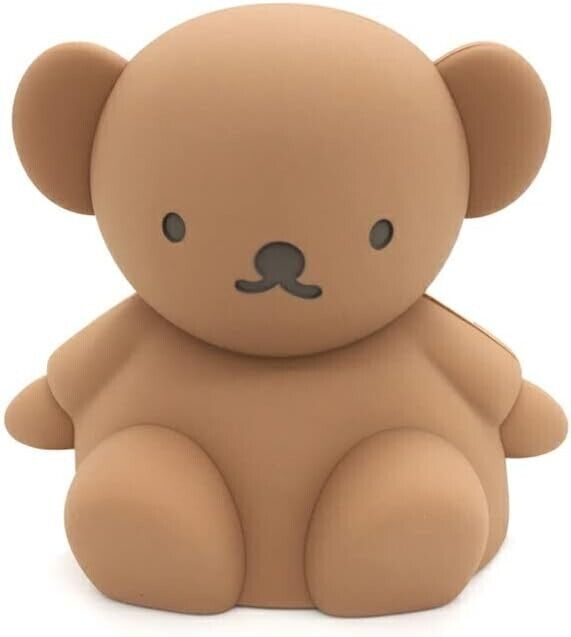 Miffy Boris Bear Stand Mirror Figure Silicon H15cm Brown Dick Bruna Matte Series