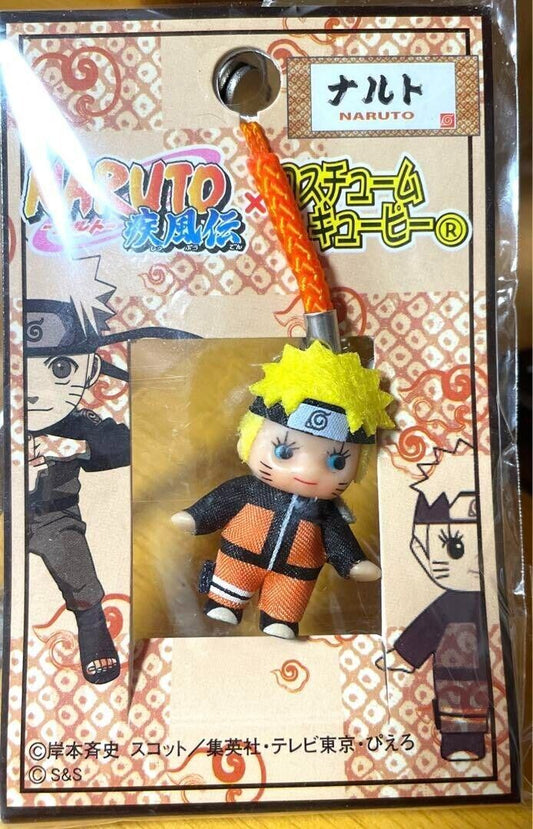 NARUTO 10th Annviersary Kewpie Mini Figure Key Ring Japan Limited