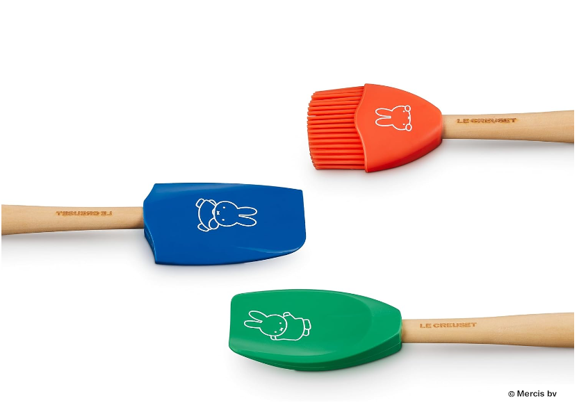 Le Creuset Miffy Collaboration Spatula Set of 3 JAPAN New