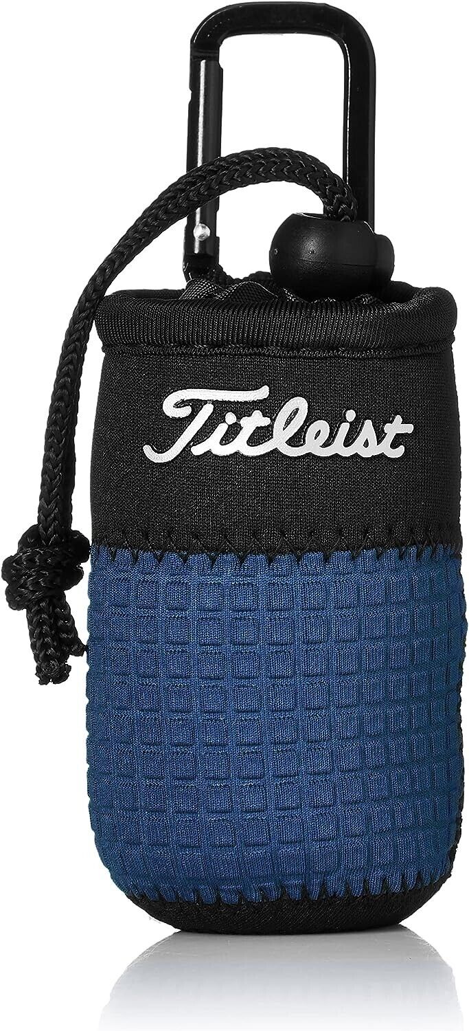 AJBC12 TITLEIST Golf Casual Sports Ball Case 2 Golf Balls Pouch Navy Japan New