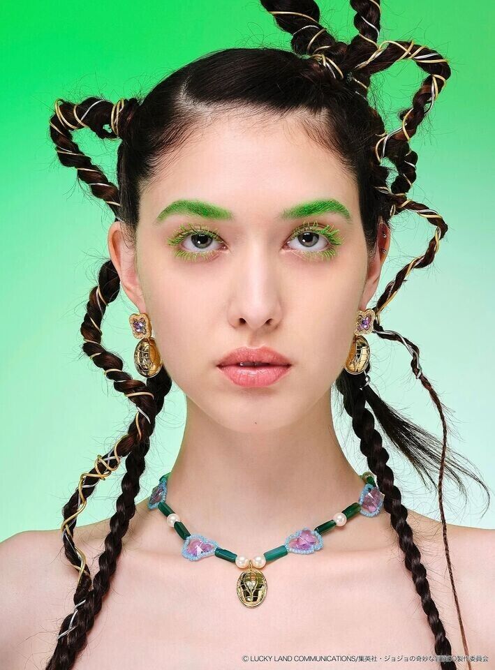 JoJo's Bizarre Adventure Pt.6 Stone Ocean Jolyne Cujoh Locket Choker Cosplay