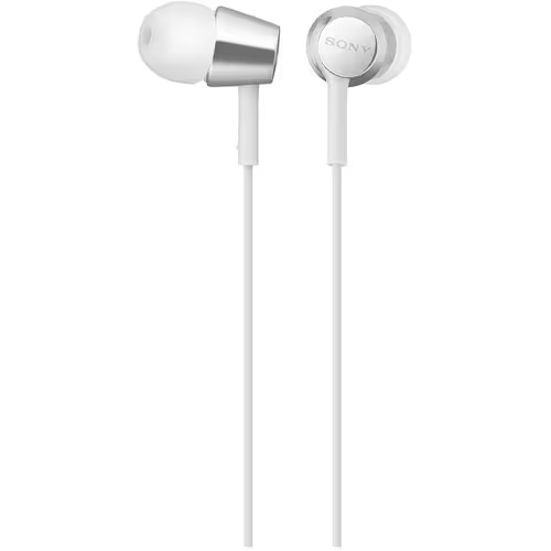 MDR-EX155AP W White SONY Sealed Inner Ear Receiver Stereo Earphones