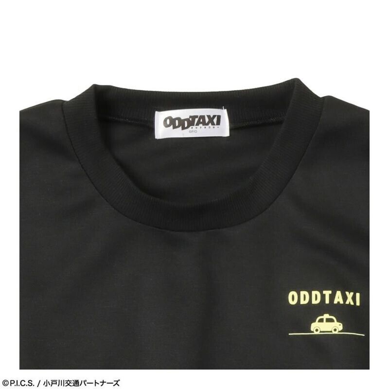 ODD TAXI Sweatshirt Black Unisex L Size Ponte Fabric Japan Cosplay