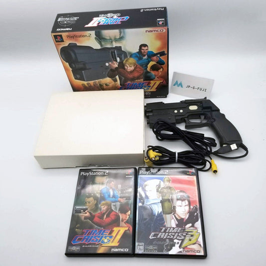 Time Crisis 2 (II) and 3 (III) Guncon 2 Nanco Playstation 2 PS2 Japan NTSC-J JPN