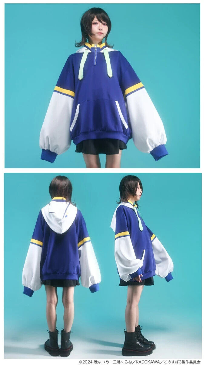 Konosuba God's Blessing on This Wonderful World! Aqua Hoodie Unisex Cosplay