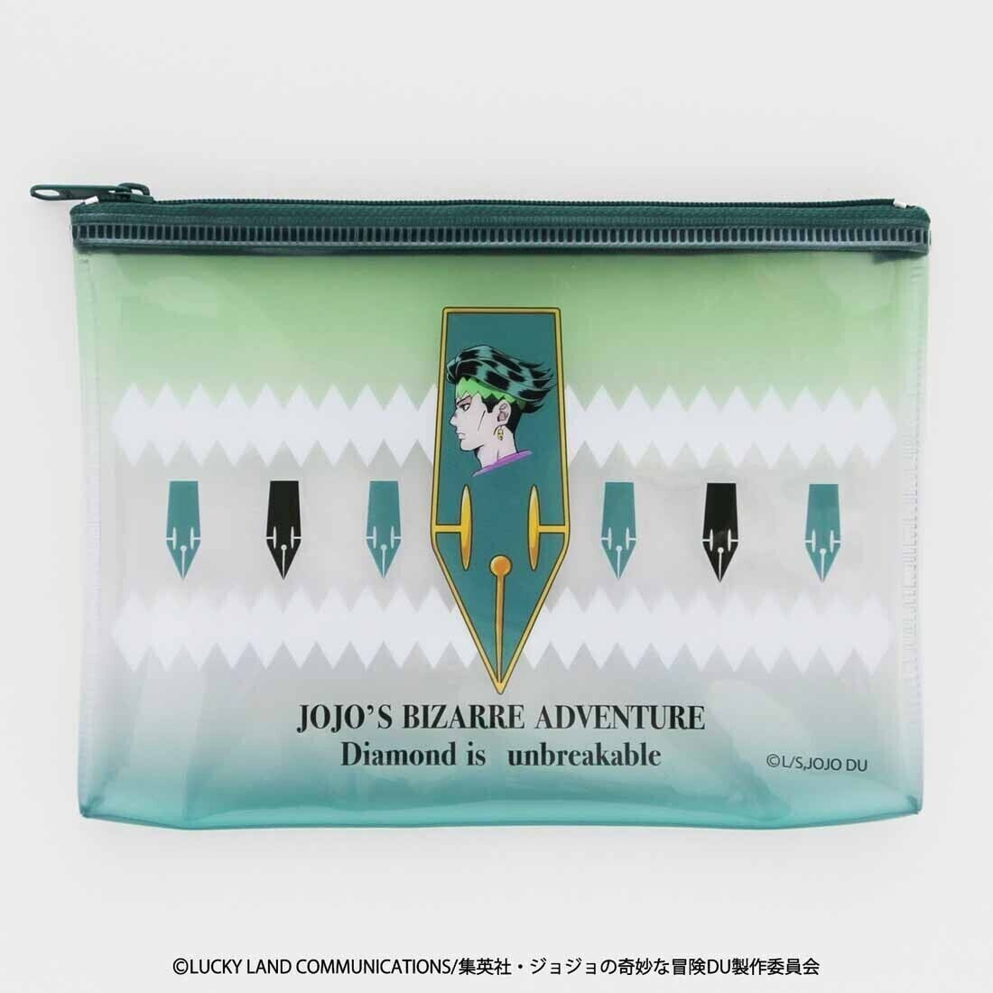 JoJo's Bizarre Adventure Pt.4 Rohan Kishibe PVC Pouch Case Bag Japan