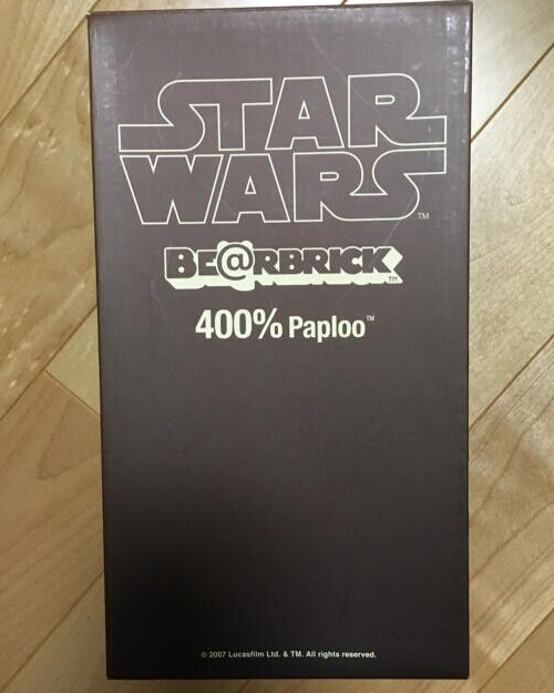 Medicom Toy BE@RBRICK 400% Star Wars Paploo Bear Figure Bearbrick New Japan