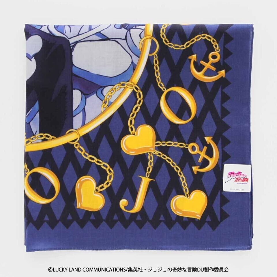 JoJo's Bizarre Adventure Pt.4 Josuke Higashikata Handkerchief Scarf 50cm Japan