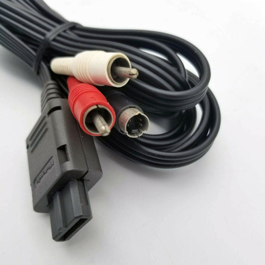 Nintendo Official S terminal video Cable GameCube GC SFC N64 SHVC-009 Japan Used