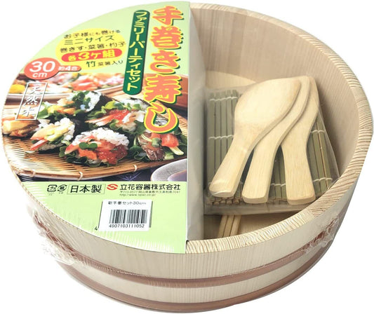 Sushi Oke 30cm TACHIBANA PACKAGING Sushi Oke 30cm set NEW