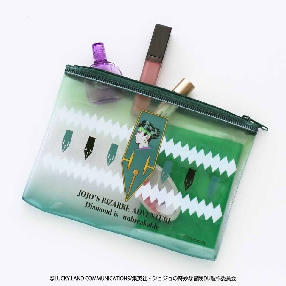 JoJo's Bizarre Adventure Pt.4 Rohan Kishibe PVC Pouch Case Bag Japan