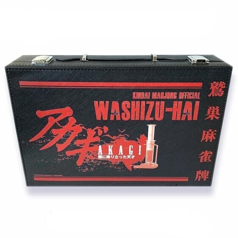 Mahjong Legend Akagi Iwao Washizu Transparet Tile Set Japan Cosplay