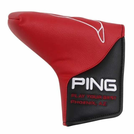 HC-U2302 Red PING Japan Golf Putter Cover Mr.Ping Headcover Blade Magnet New