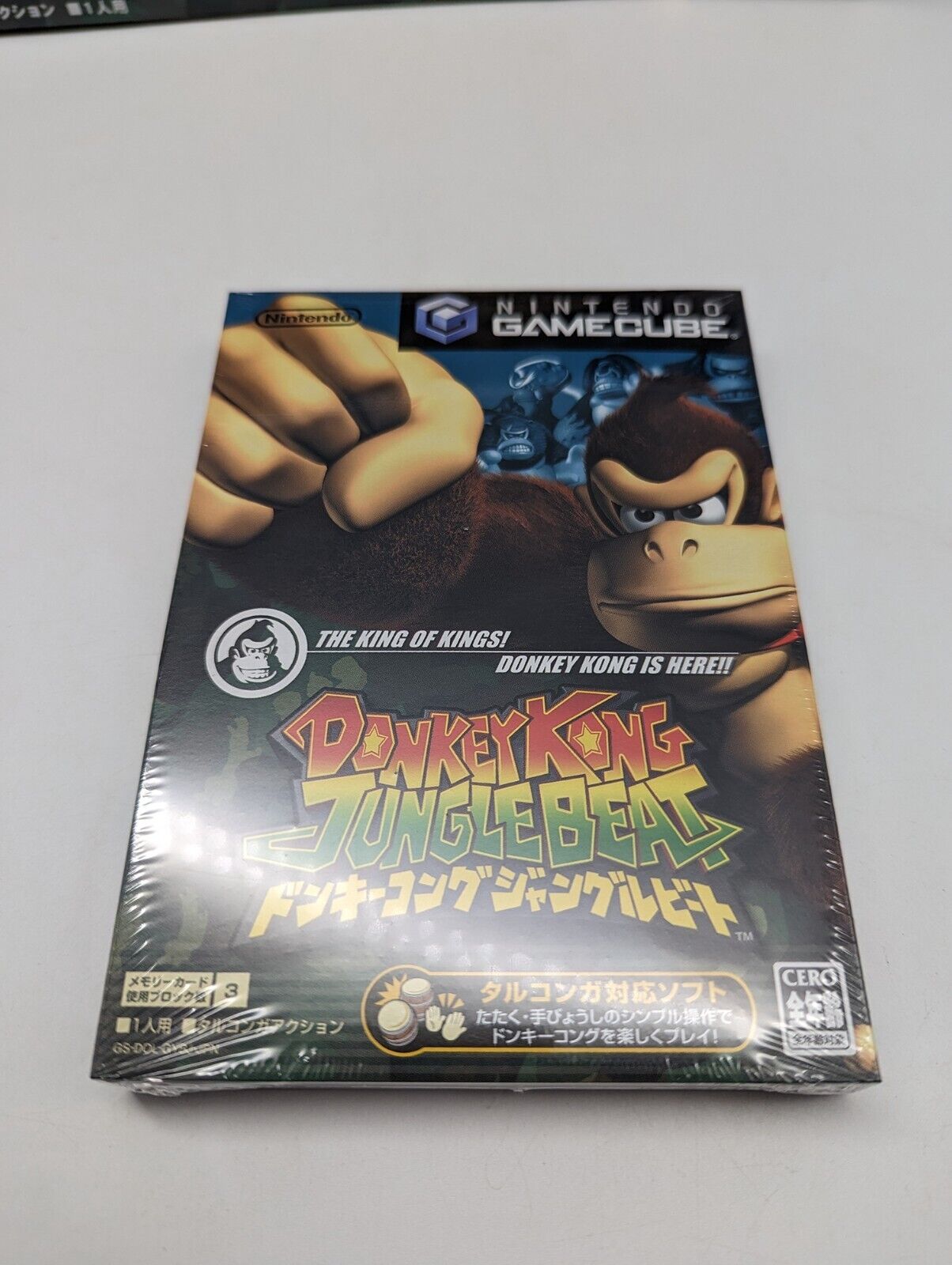 Donkey Kong jungle Beat Talconga Set Nintendo Gamecube Japan New