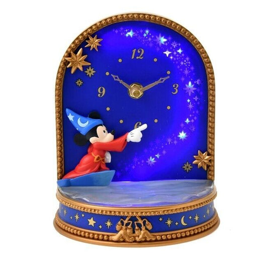 Mickey Clock Light Up Fantasia Story Collection Japan Disney Store Genuine New